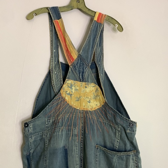 Magnolia Pearl Colorful Denim Overalls - Picture 4 of 9